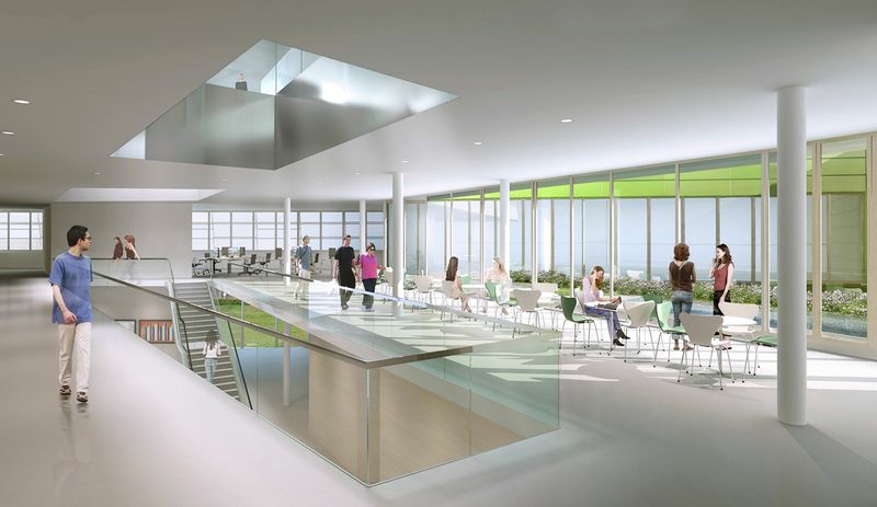                                                           Ecole Nationale des Ponts et Chaussées / Institut Descartes - Cité Descartes (77) - Concours  <br>co-traitant du mandataire  Auer + Weber + Assoziierte, Munich 